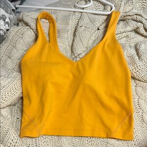 Vibrant Orange Tank Top